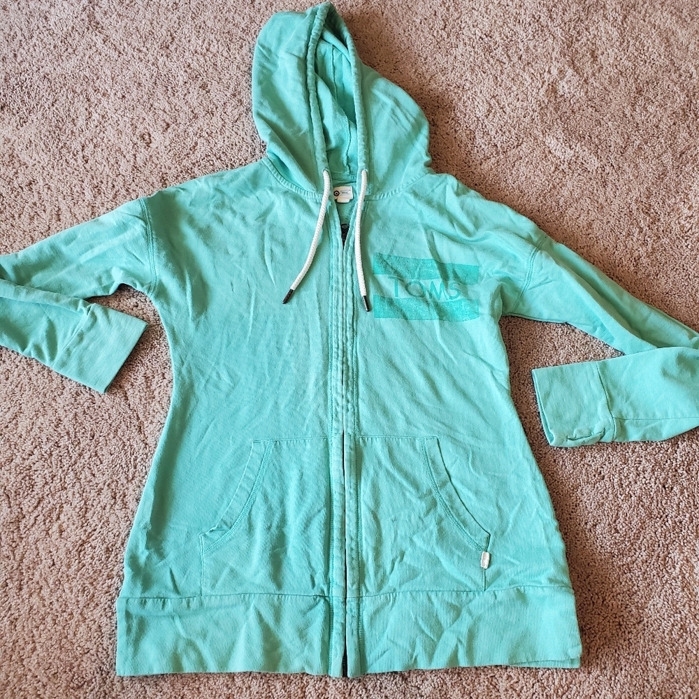 Toms Hoodie Jacket Size Medium
